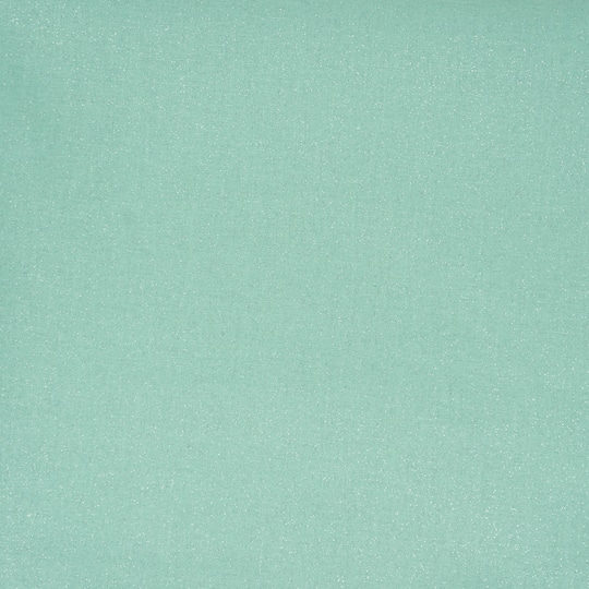 SINGER Glitter Aqua Cotton Fabric